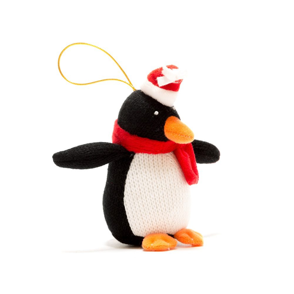 Best Years Knitted Penguin Christmas Tree Decoration 5060939432179